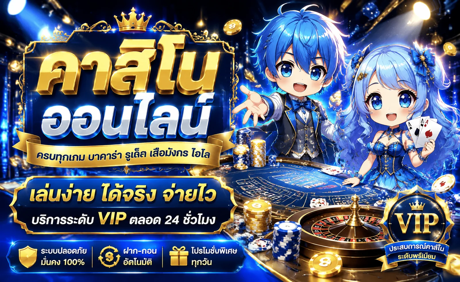 คาสิโนออนไลน์ ONECHIL เล่นสดกับดีลเลอร์ตัวจริง