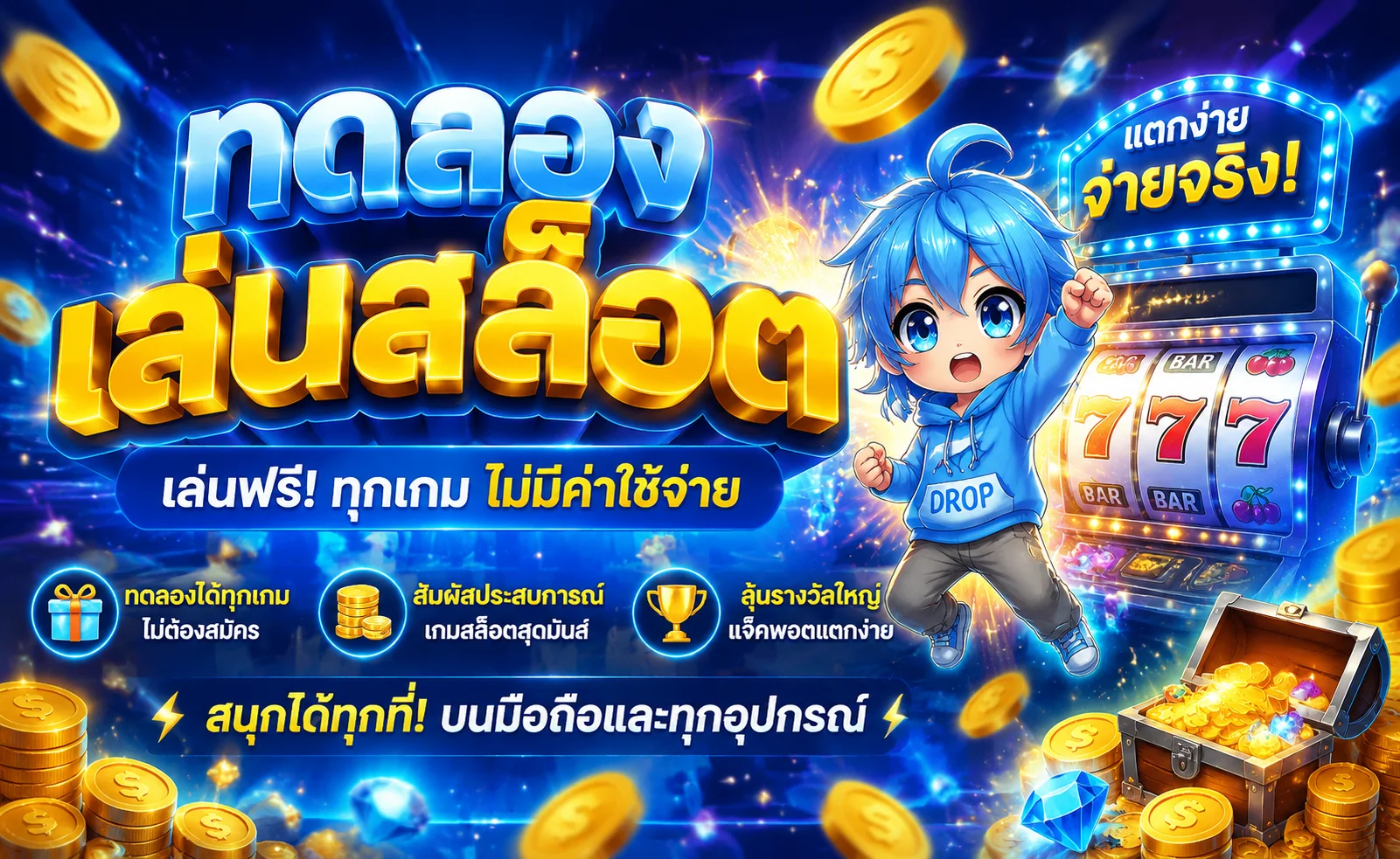 ทดลองเล่นสล็อต ONECHIL ฟรีทุกค่ายไม่ต้องสมัคร